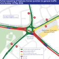 Gallows Corner Flyover partially re-opening